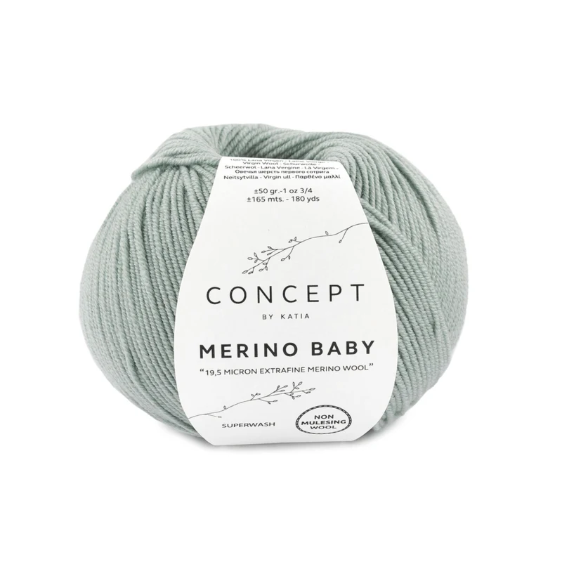 Katia Concept Merino Baby 097 Vert pâle