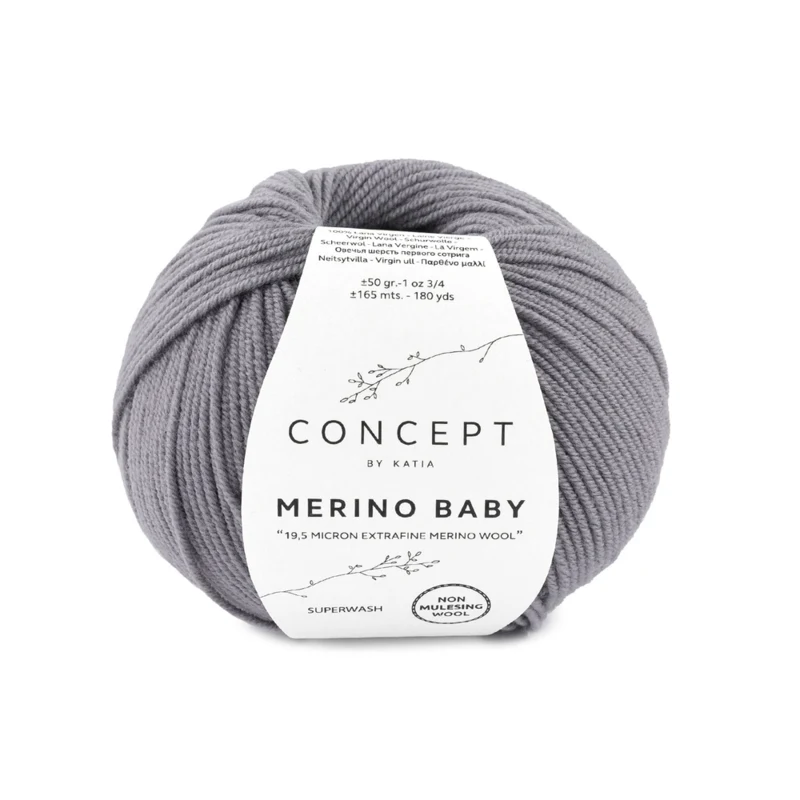 Katia Concept Merino Baby 025 Gris