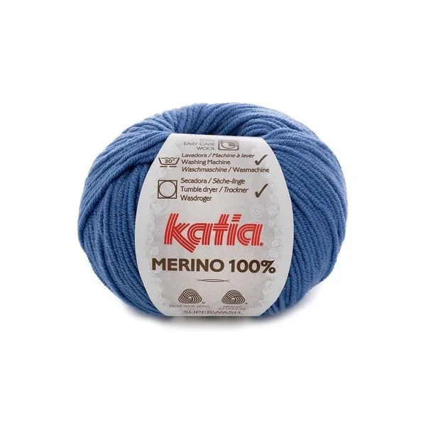 Katia Merino 100% 078 Jean foncé