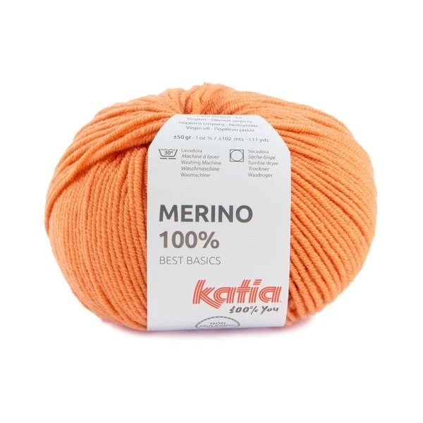 Katia Merino 100% 093 Orange pastel
