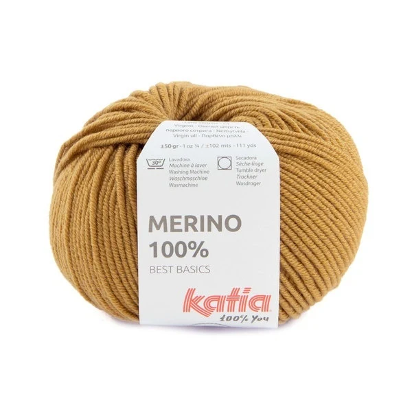 Katia Merino 100% 091 Moutarde