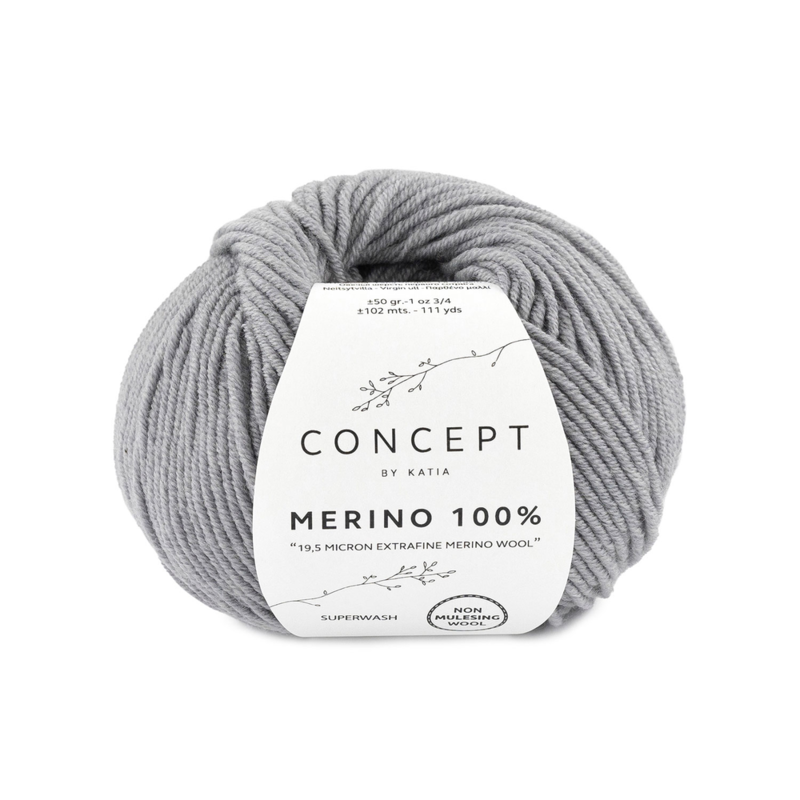 Katia Merino 100% 504 Gris fenêtre