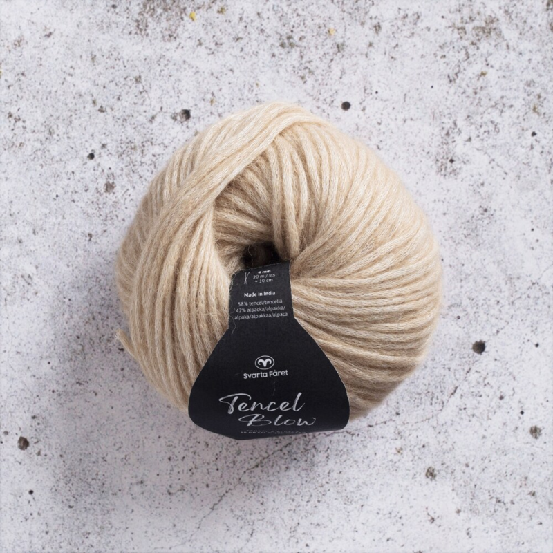 Svarta Fåret Tencel Blow 16 Calico beige