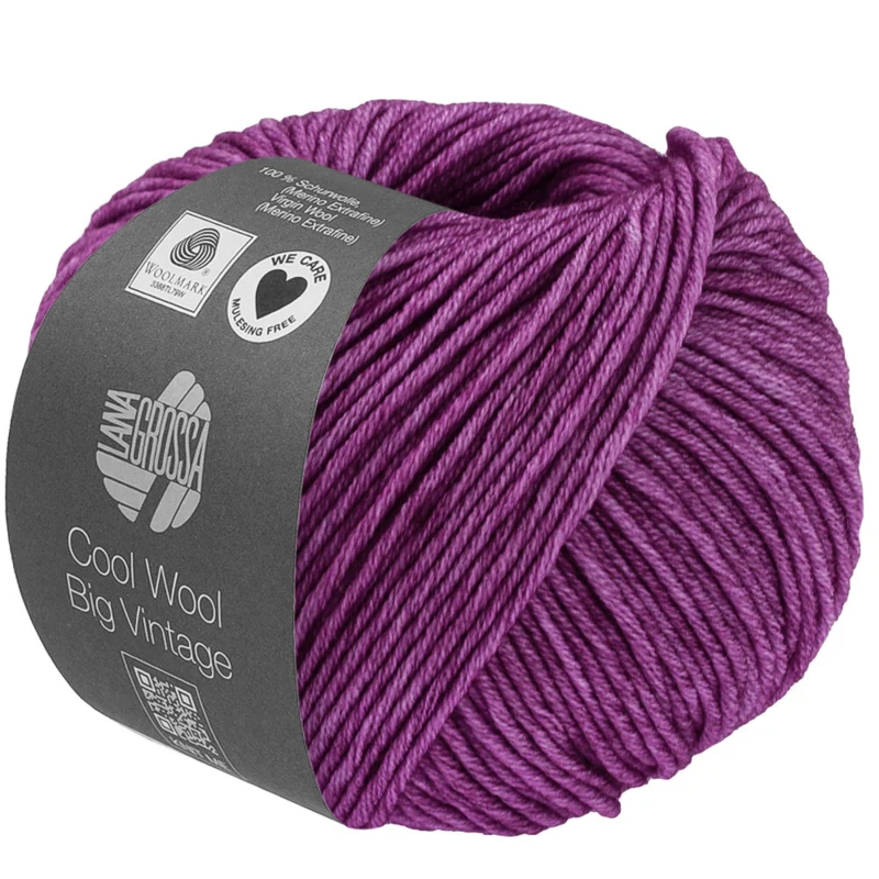 Lana Grossa Cool Wool Big Vintage 94 Rouge violet