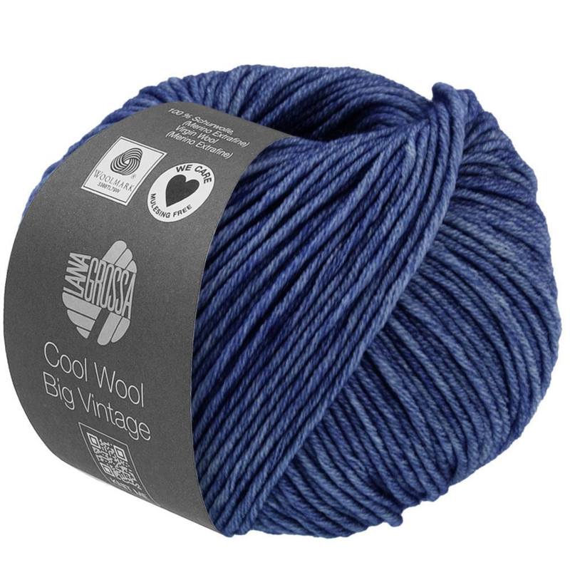 Lana Grossa Cool Wool Big Vintage 90 Bleuet
