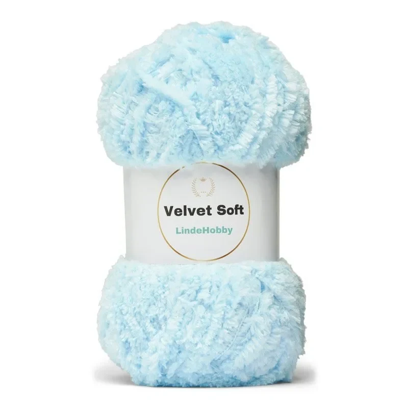 LindeHobby Velvet Soft 12 Bleu bébé