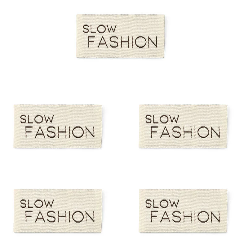 LindeHobby Slow Fashion Étiquette (4 cm x 2 cm)