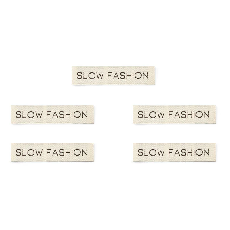 LindeHobby Slow Fashion Étiquette (7 cm x 1 cm)