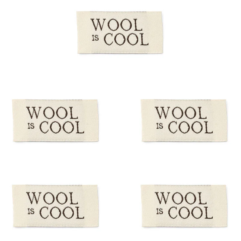 LindeHobby Wool Is Cool Étiquette (4 cm x 2 cm)