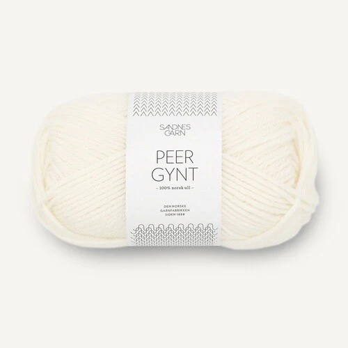Sandnes Peer Gynt 1002 Blanc