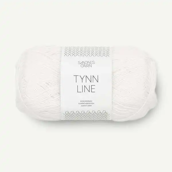 Sandnes Tynn Line 1002 Blanc