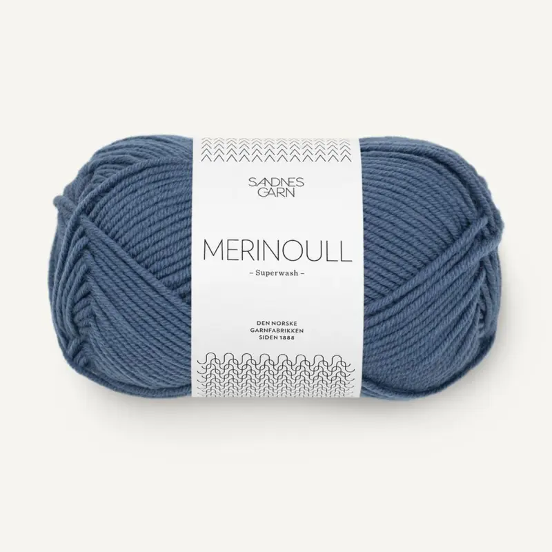 Sandnes Merinoull 6052 Bleu Jean