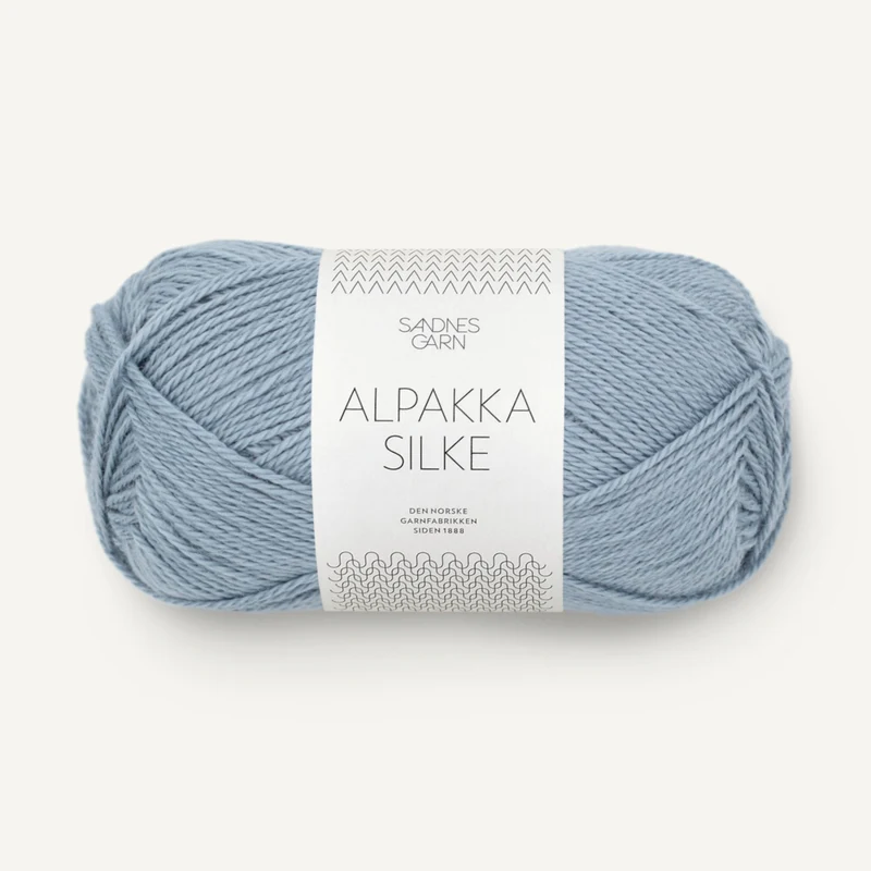 Sandnes Alpakka Silke 6041 Bleu Poussiéreux
