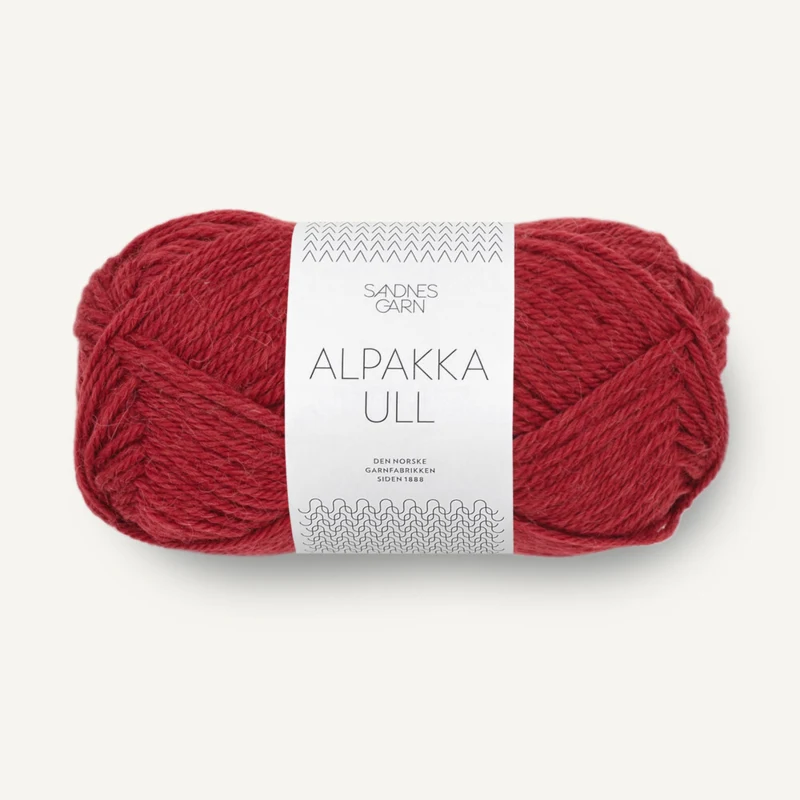 Sandnes Alpakka Ull 4236 Rouge Profond