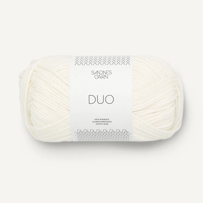 Sandnes Duo 1002 Blanc