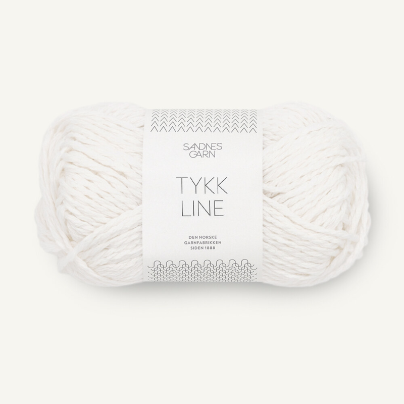 Sandnes Tykk Line 1002 Blanc