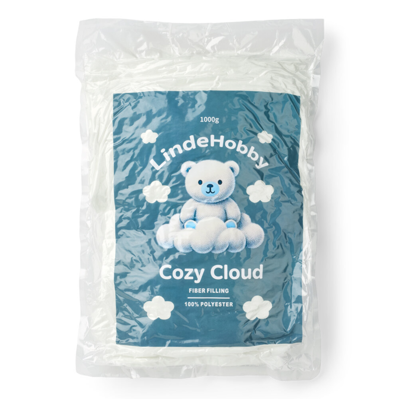 LindeHobby Cozy Cloud Ouate de Remplissage 1000 g