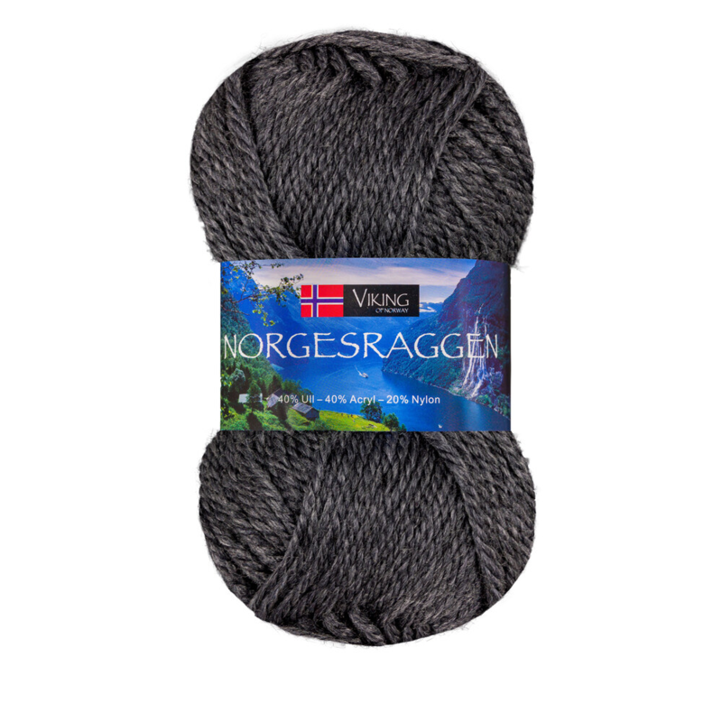 Viking Norgesraggen 817 Gris foncé