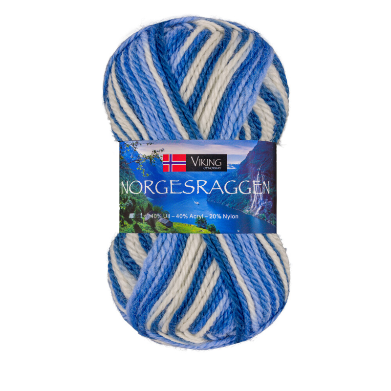 Viking Norgesraggen 825 Multi blanc/bleu