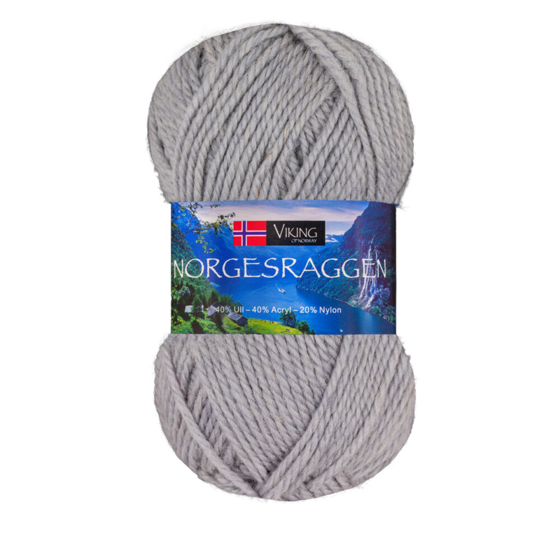 Viking Norgesraggen 813 Gris clair