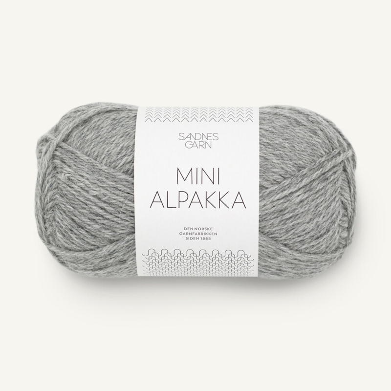 Sandnes Mini Alpakka 1042 Gris chiné