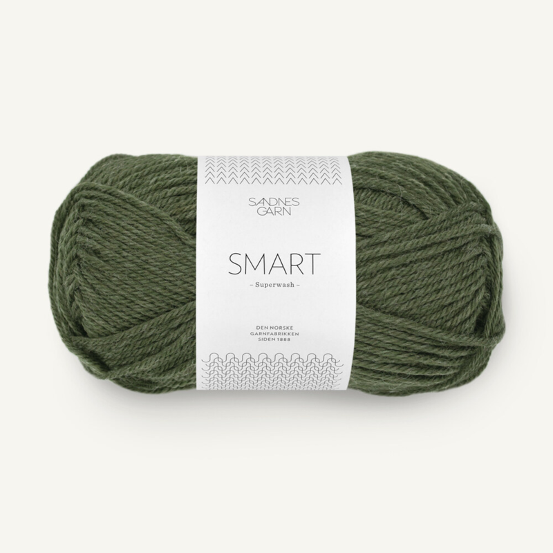 Sandnes Smart 9572 Vert Foncé Chiné