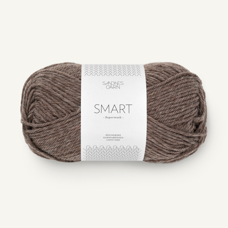 Sandnes Smart 2652 Brun Moyen Chiné