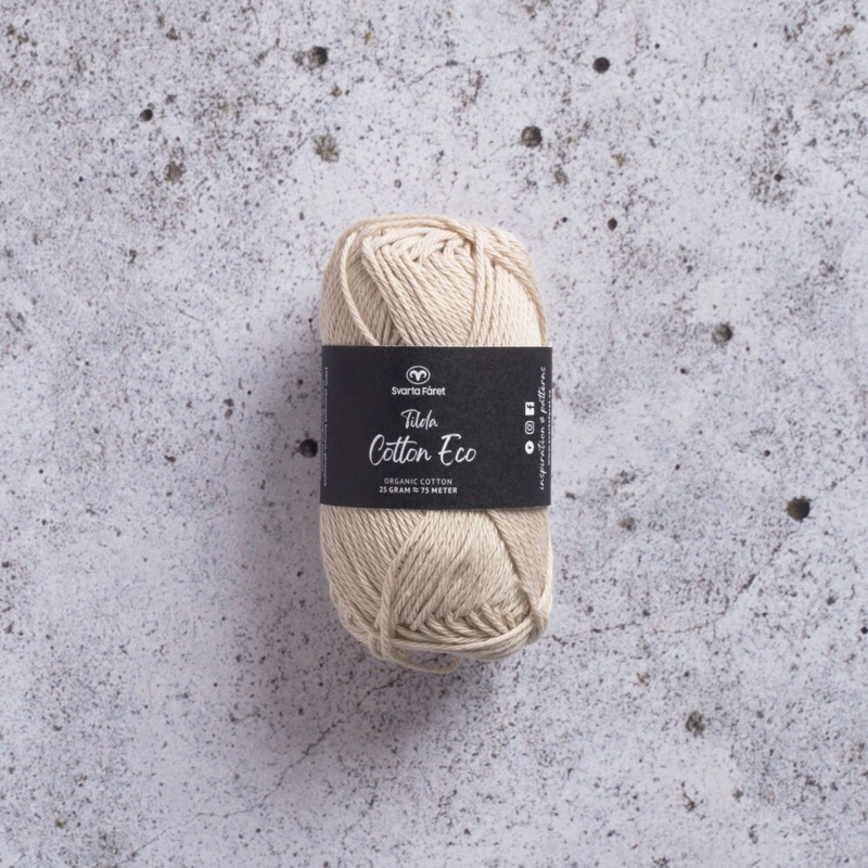 Svarta Fåret Tilda Cotton Eco 222 Beige perle