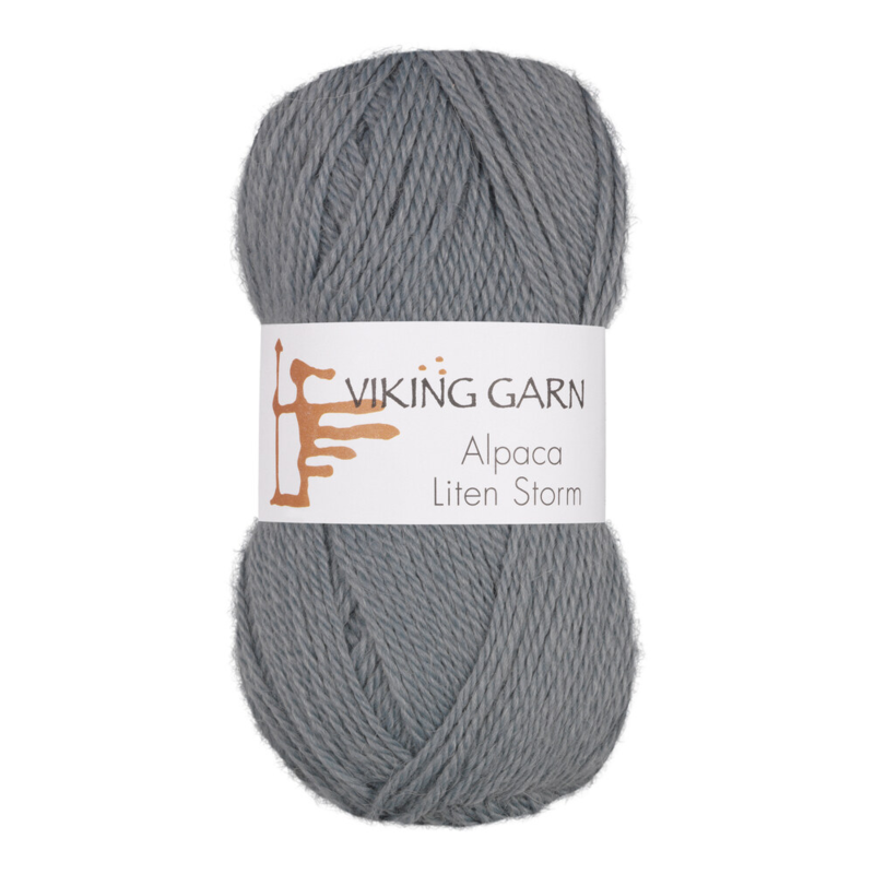 Viking Alpaca Liten Storm 723 Bleu gris