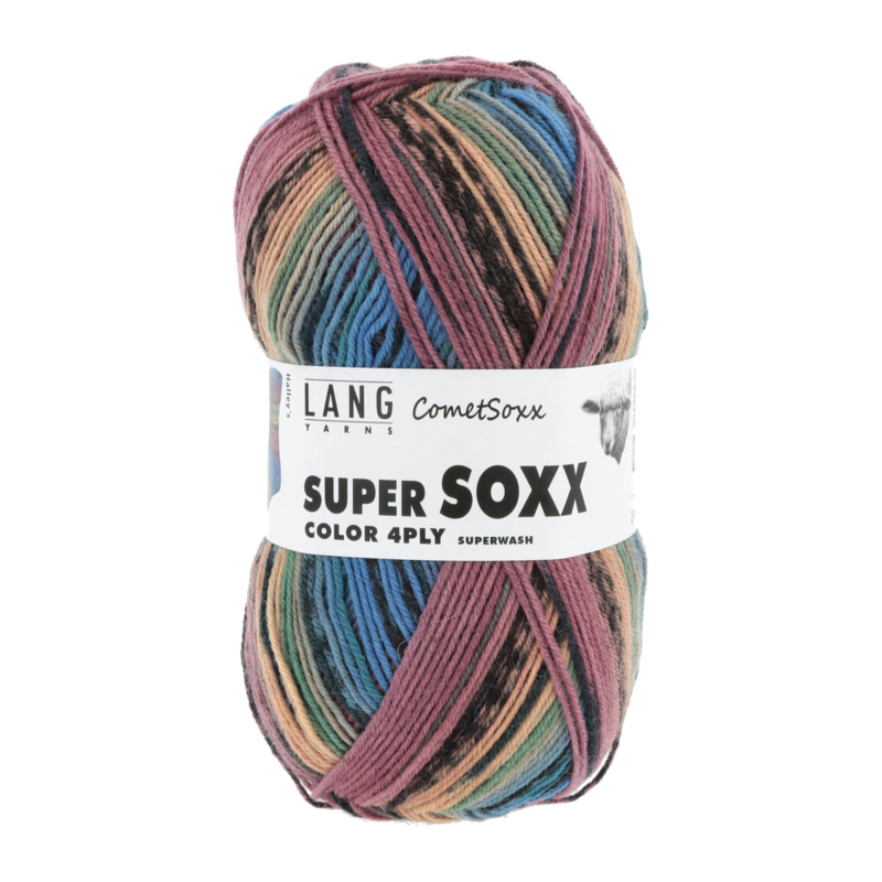 Lang Yarns Super Soxx Color 4-ply 498