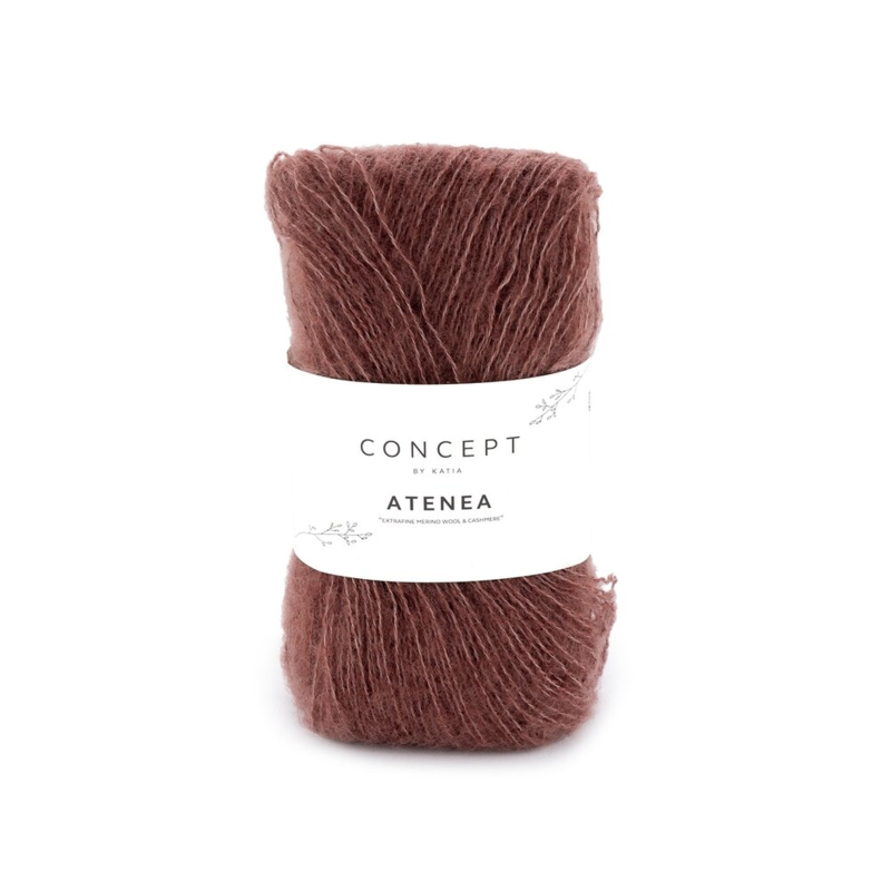 Katia Concept Atenea 98 Brun rougeâtre