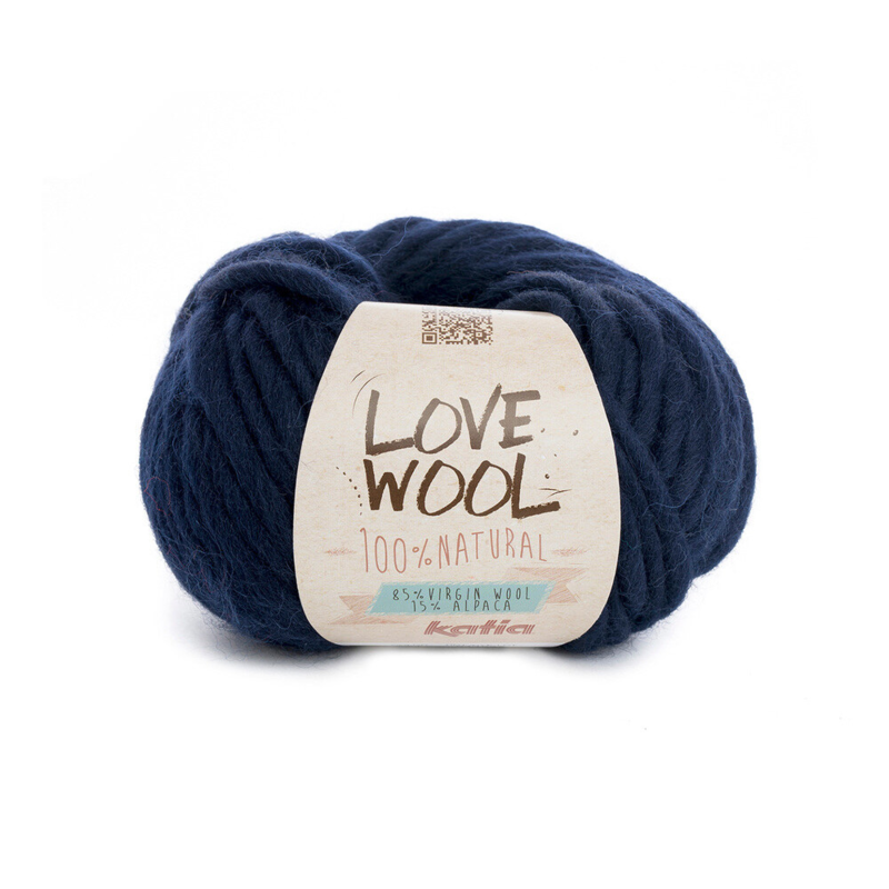 Katia Love Wool 121 Bleu foncé