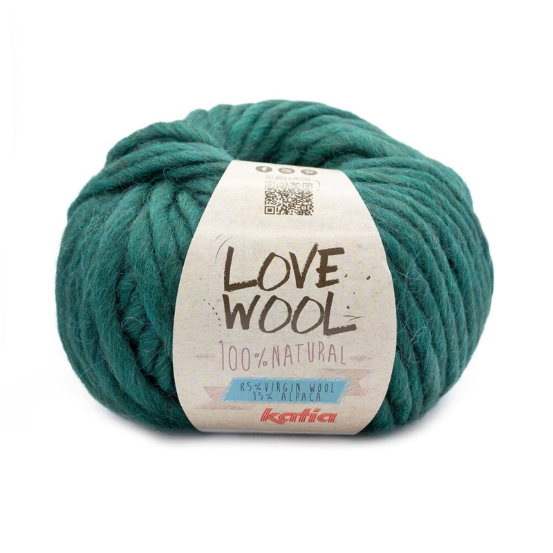 Katia Love Wool 133 Vert émeraude