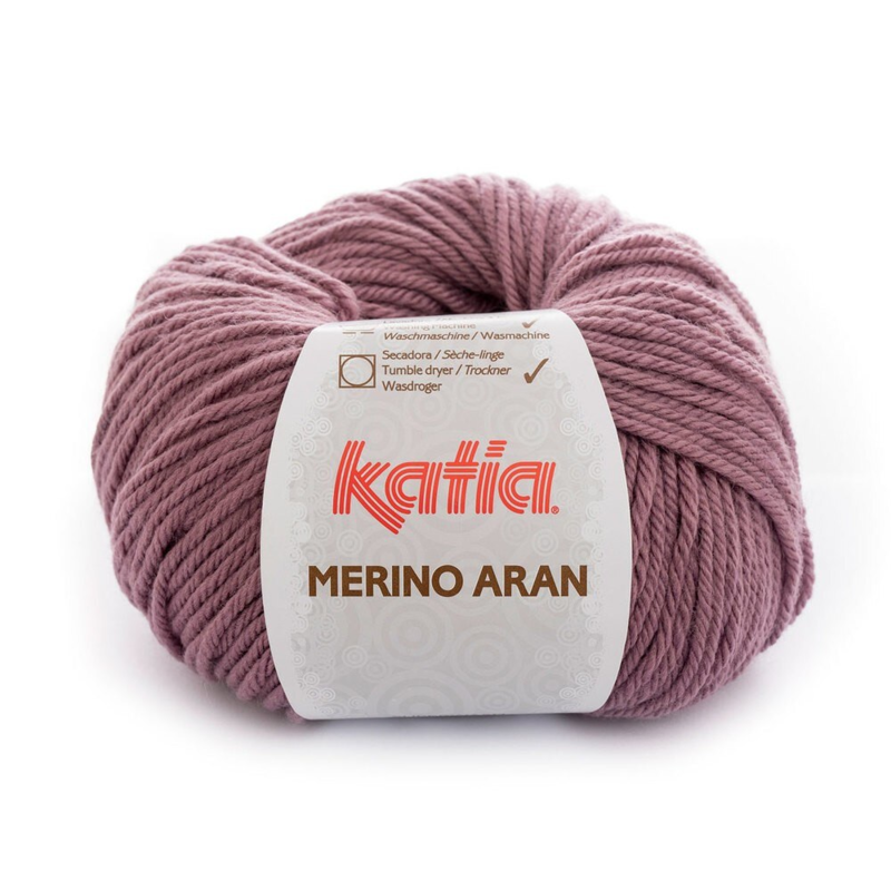 Katia Merino Aran 085 Mauve foncé