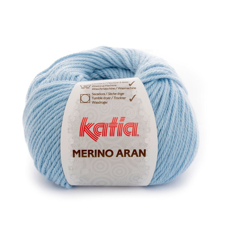 Katia Merino Aran 068 Bleu ciel