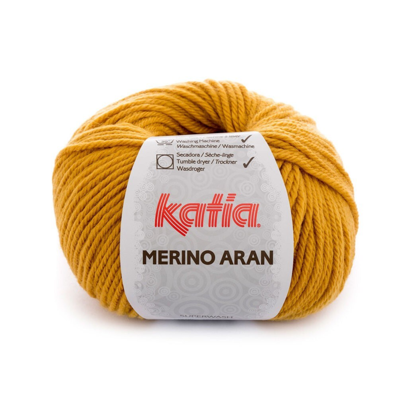 Katia Merino Aran 041 Moutarde clair