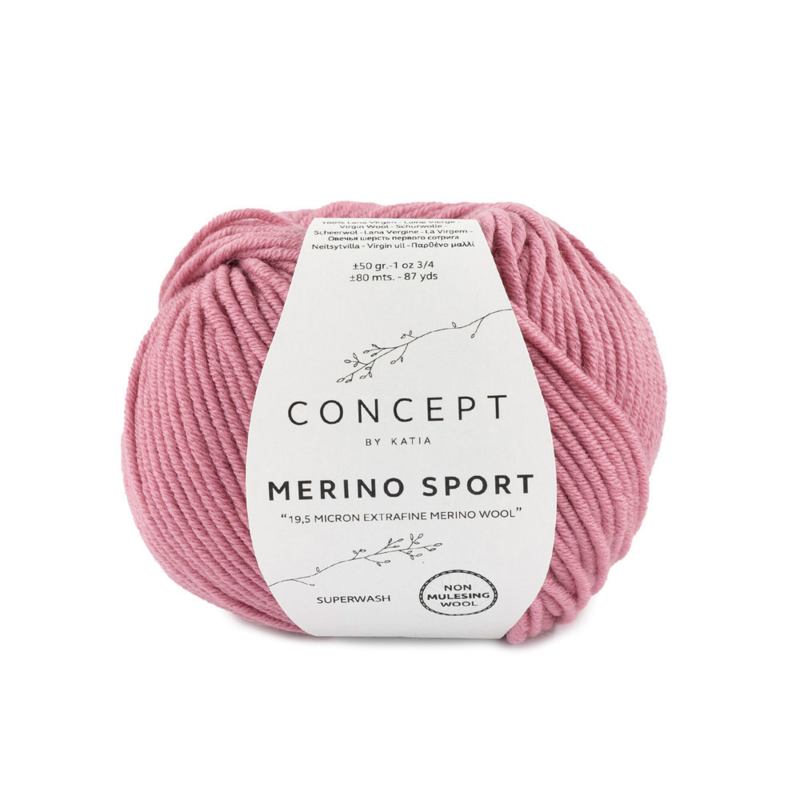 Katia Concept Merino Sport 028 Rose