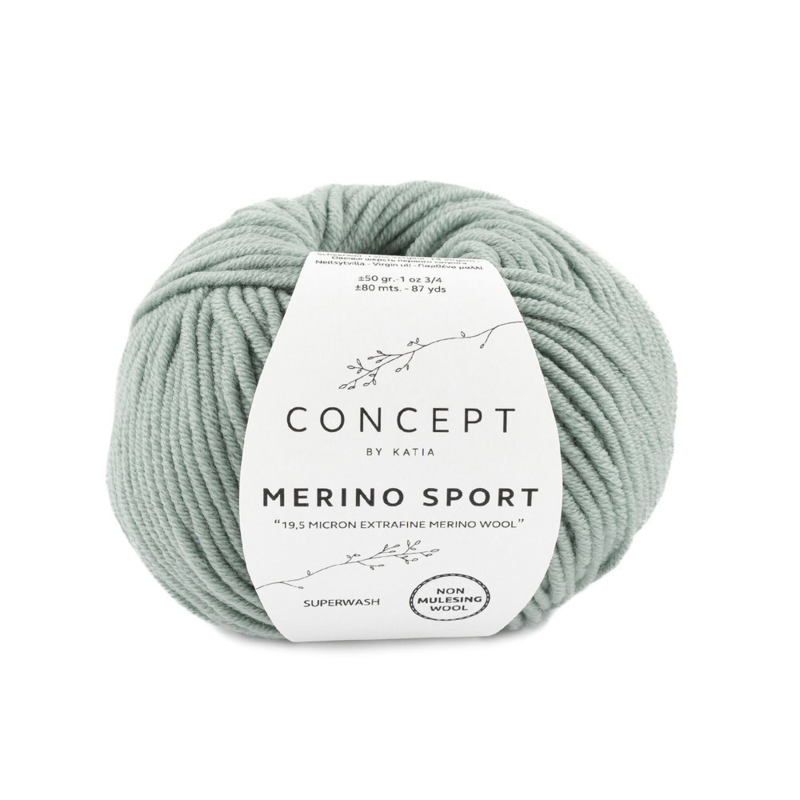 Katia Concept Merino Sport 059 Vert réséda