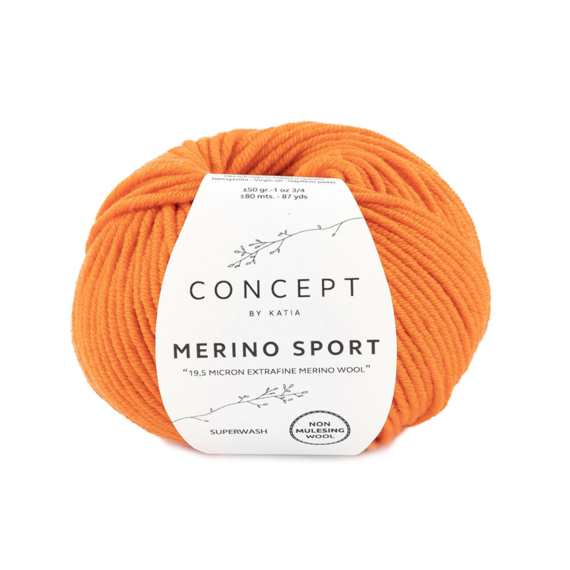 Katia Concept Merino Sport 067 Orange