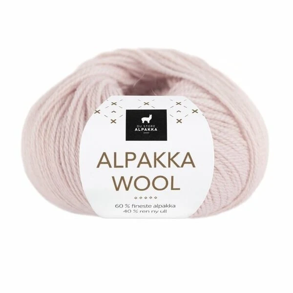 Du Store Alpakka Wool 556 Poederroze