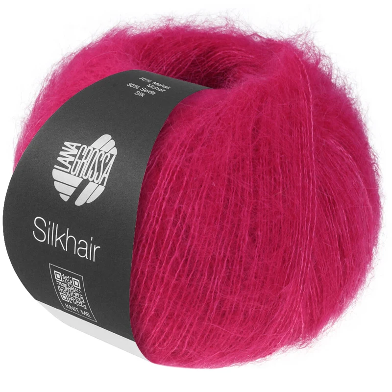 Lana Grossa Silkhair 224 Rose foncé