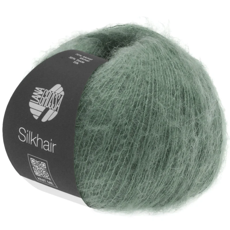 Lana Grossa Silkhair 127 Vert mousse