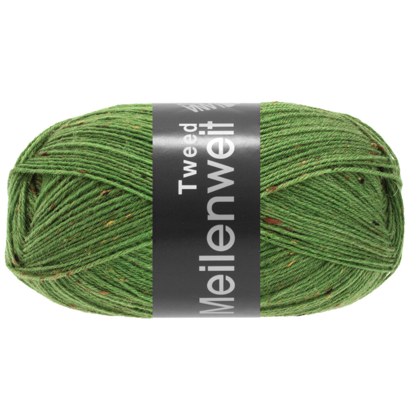 Lana Grossa Meilenweit 100 Tweed 165 Vert