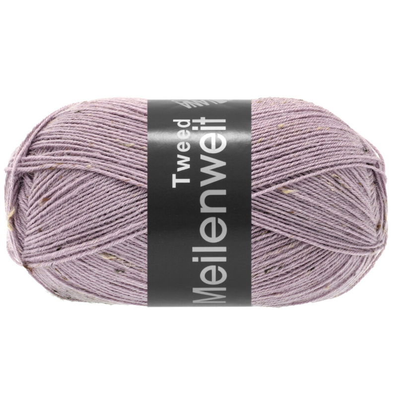 Lana Grossa Meilenweit 100 Tweed 170 Mauve