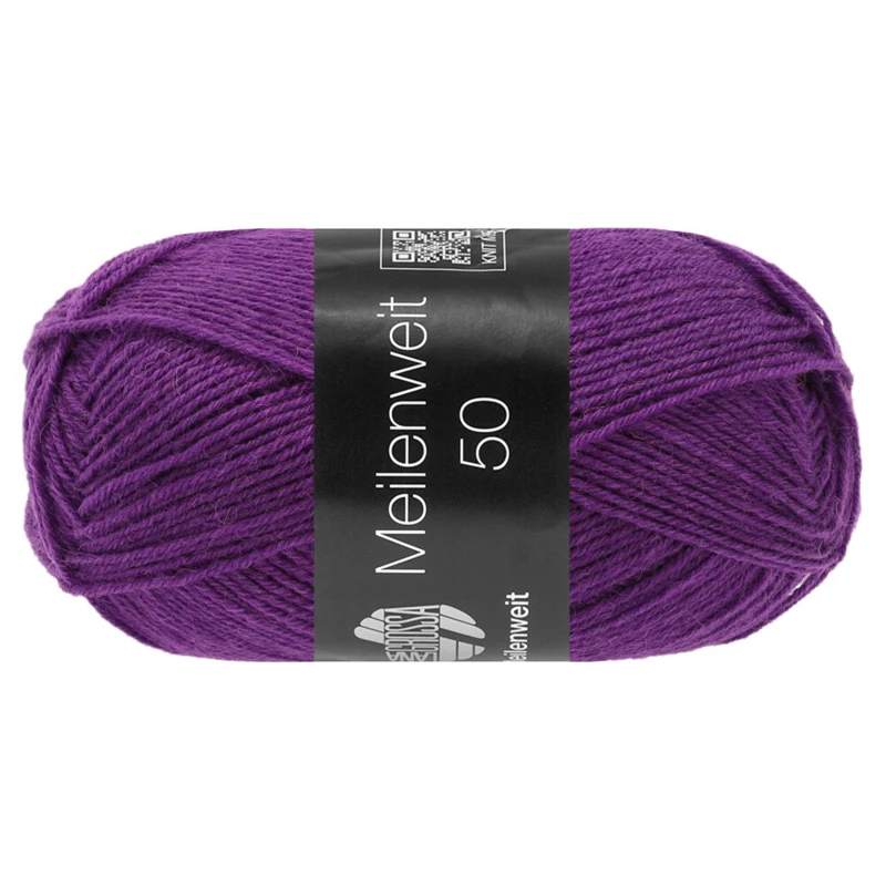 Lana Grossa Meilenweit 50 1426 Violet foncé