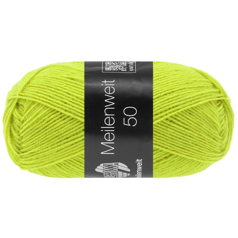 Lana Grossa Meilenweit 50 1425 Vert citron