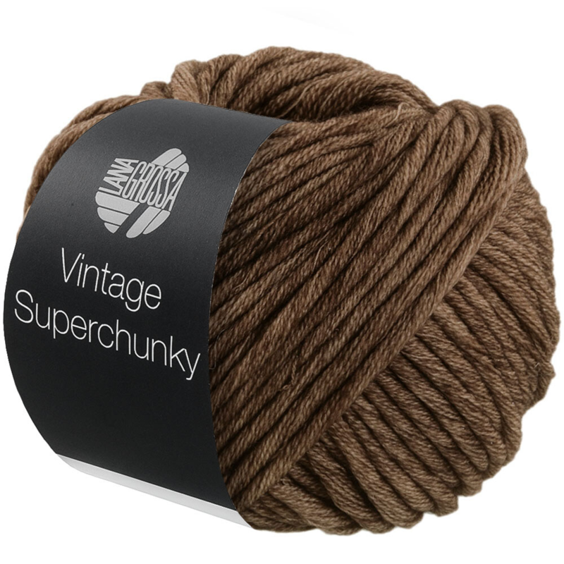 Lana Grossa Vintage Superchunky 510 Brun Foncé