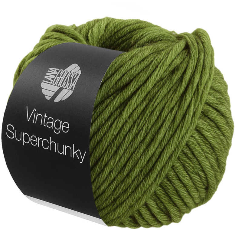 Lana Grossa Vintage Superchunky 507 Vert Pomme