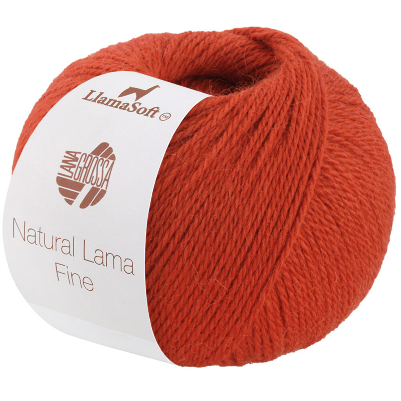 Lana Grossa Natural Lama Fine 104 Orange rouille