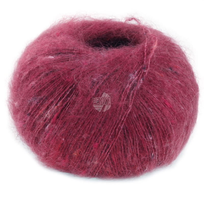 Lana Grossa Natural Superkid Tweed 612 Rouge oriental